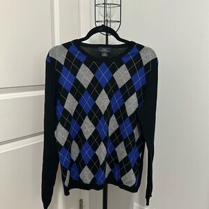 Brooks Brothers Argyle Crewneck Sweater